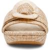 Anne Klein womens Pepper(Natural Raffia)