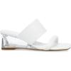Anne Klein Women’s Gaia Heeled Sandal(White)
