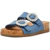 Anne Klein Women’s Happy Sandal(Denim)