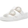 Anne Klein Women’s Happy Sandal(White Raffia)
