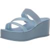 Anne Klein Women’s Velma Platform(Blue Raffia)