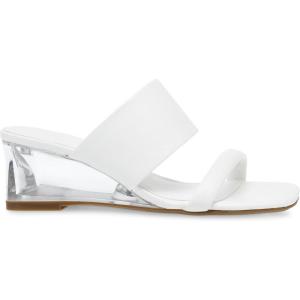 Anne Klein Women’s Gaia Heeled Sandal(White)