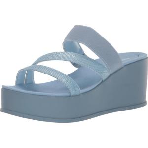Anne Klein Women’s Velma Platform(Blue Raffia)
