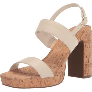 Anne Klein Women’s Zaya Heeled Sandal(Off-white)