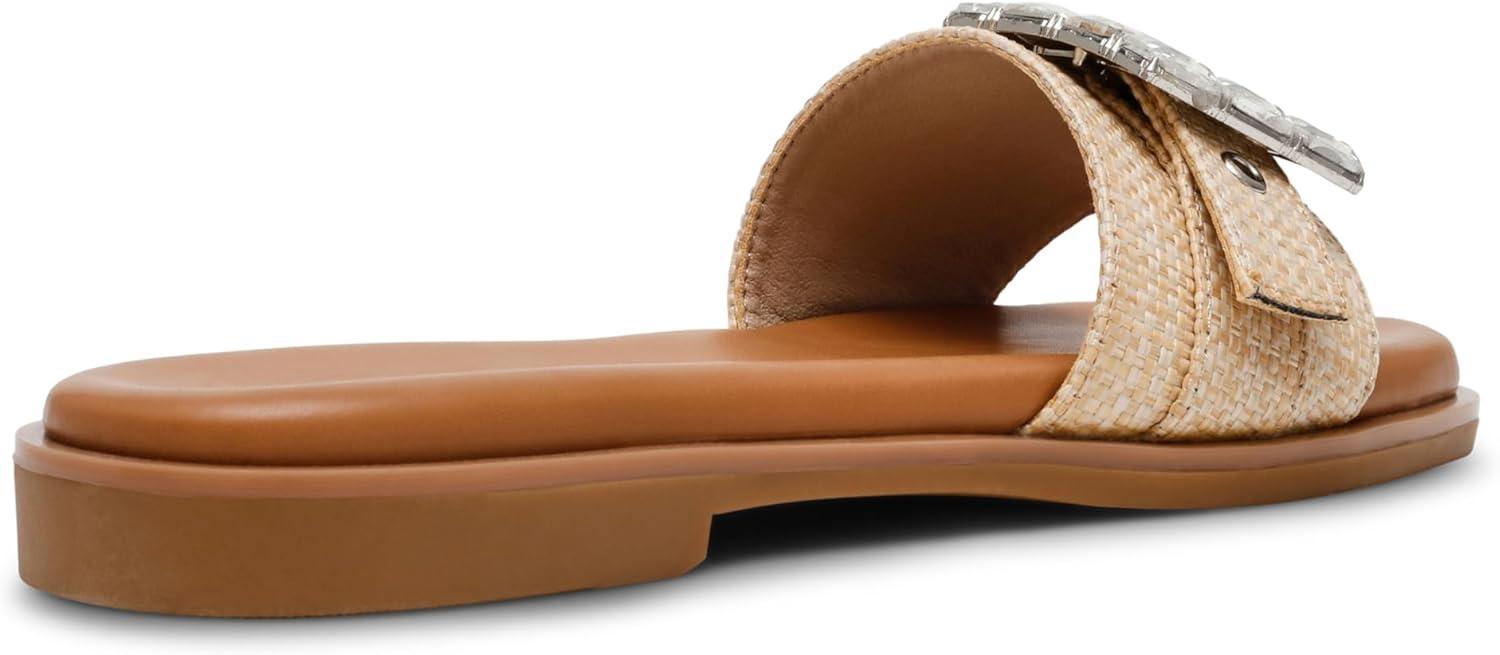 imageAnne Klein Womens Capara Flat SandalNatural Raffia