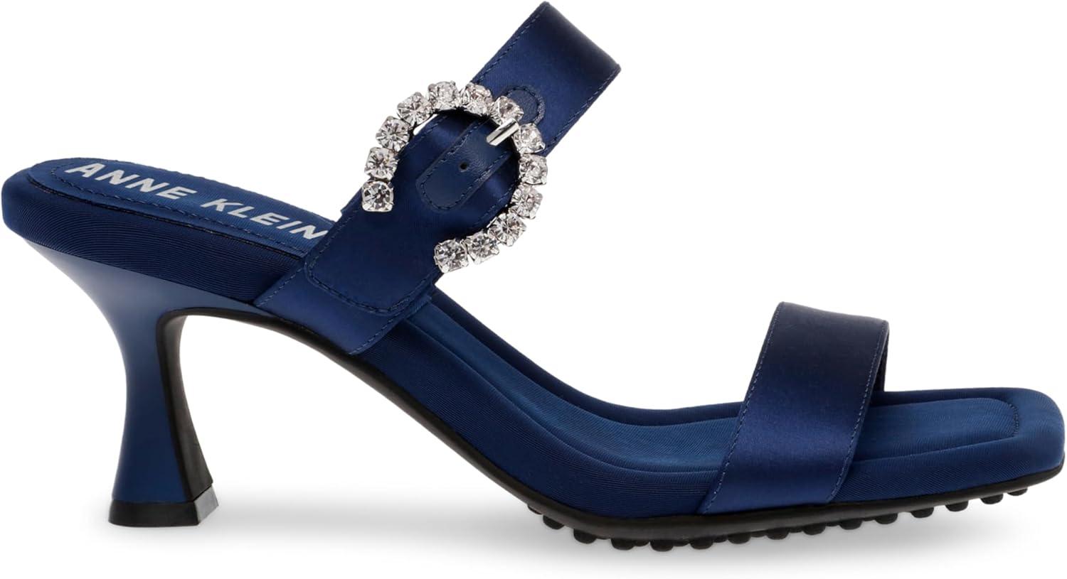 imageAnne Klein Womens Josie Heeled SandalNavy