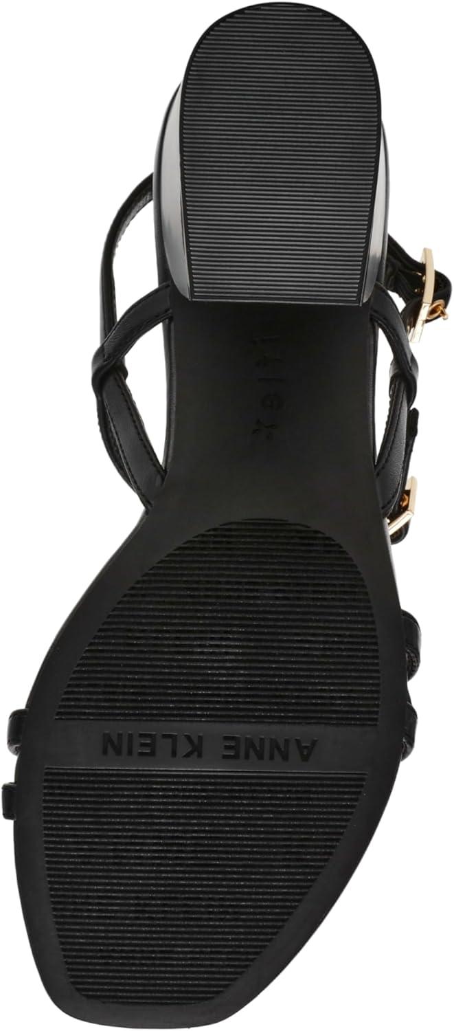 imageAnne Klein Womens Mackenzie Block Heel SandalsBlack