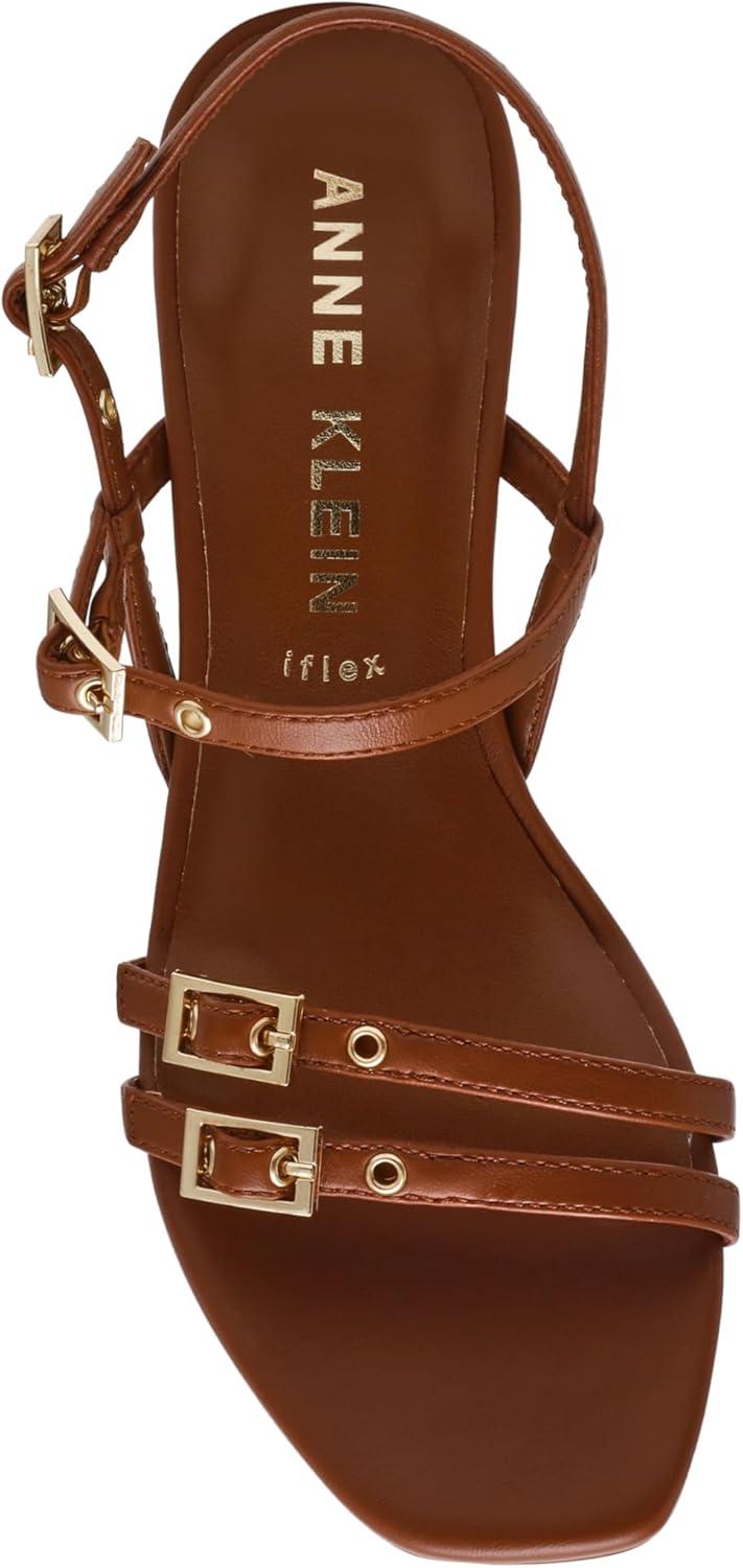 imageAnne Klein Womens Mackenzie Block Heel SandalsBrown