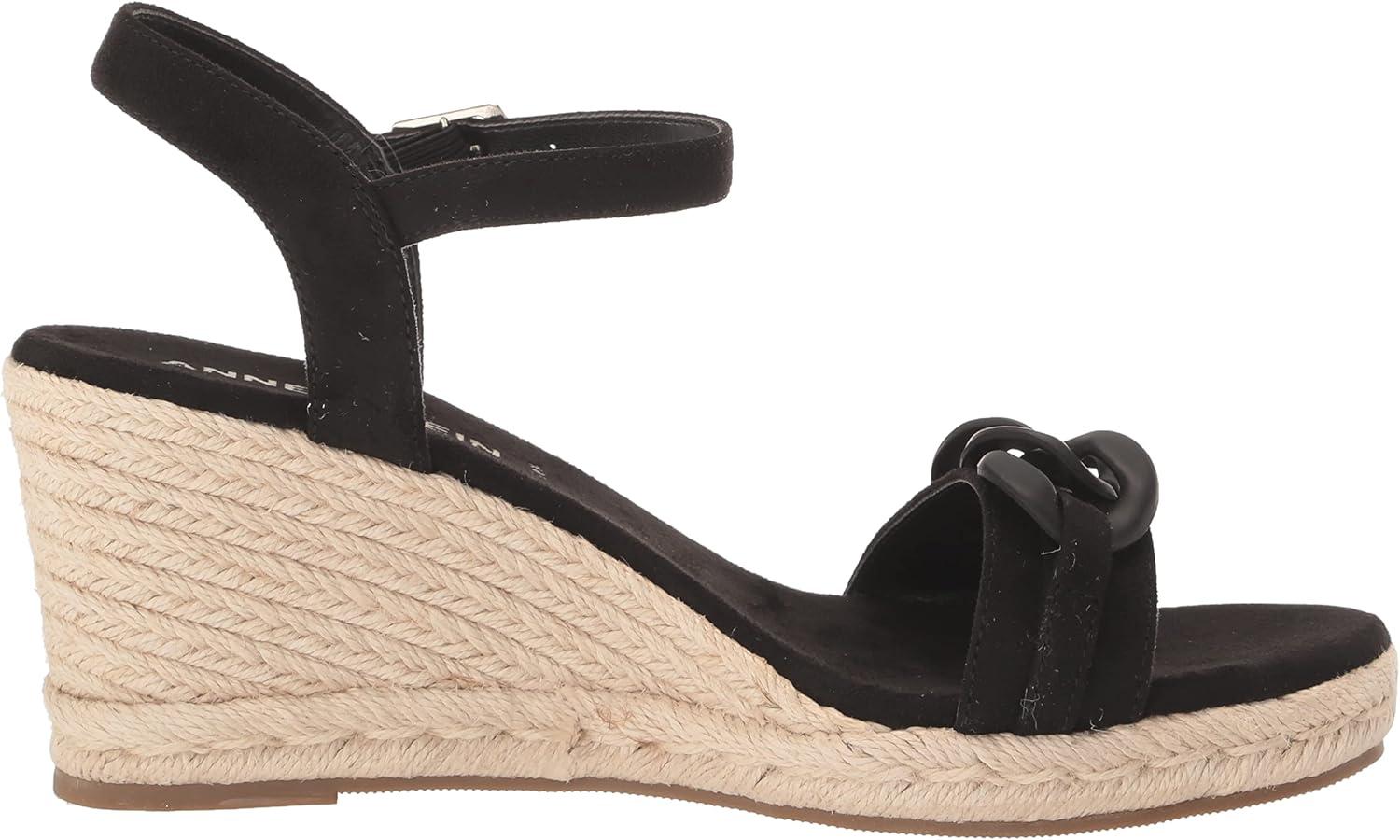 imageAnne Klein Womens Marina Wedge SandalBlack