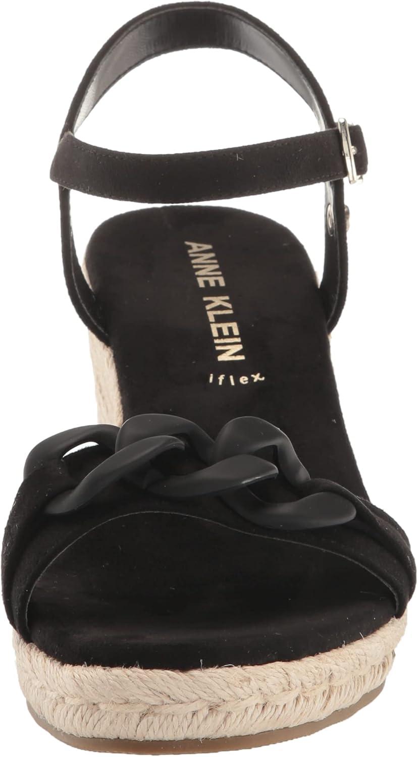 imageAnne Klein Womens Marina Wedge SandalBlack