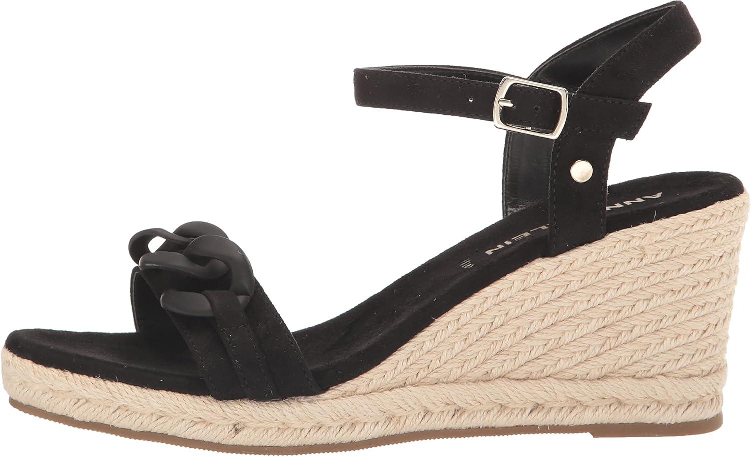 imageAnne Klein Womens Marina Wedge SandalBlack