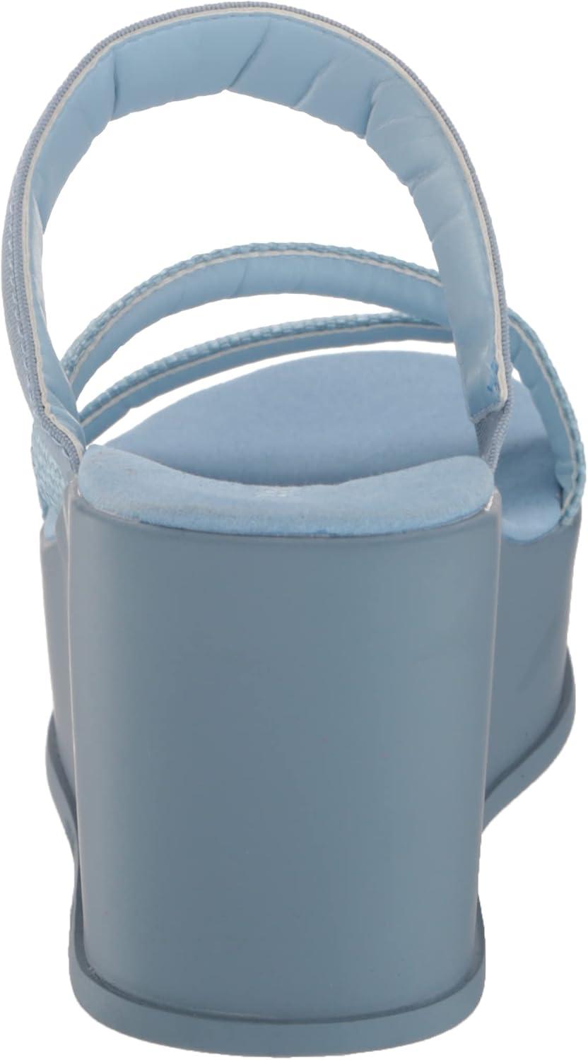 imageAnne Klein Womens Vai Wedge SandalBlue Raffia