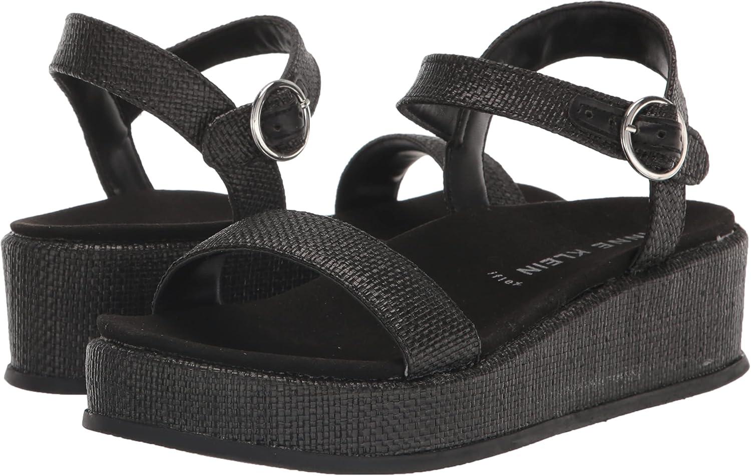 imageAnne Klein Womens Venture PlatformBlack