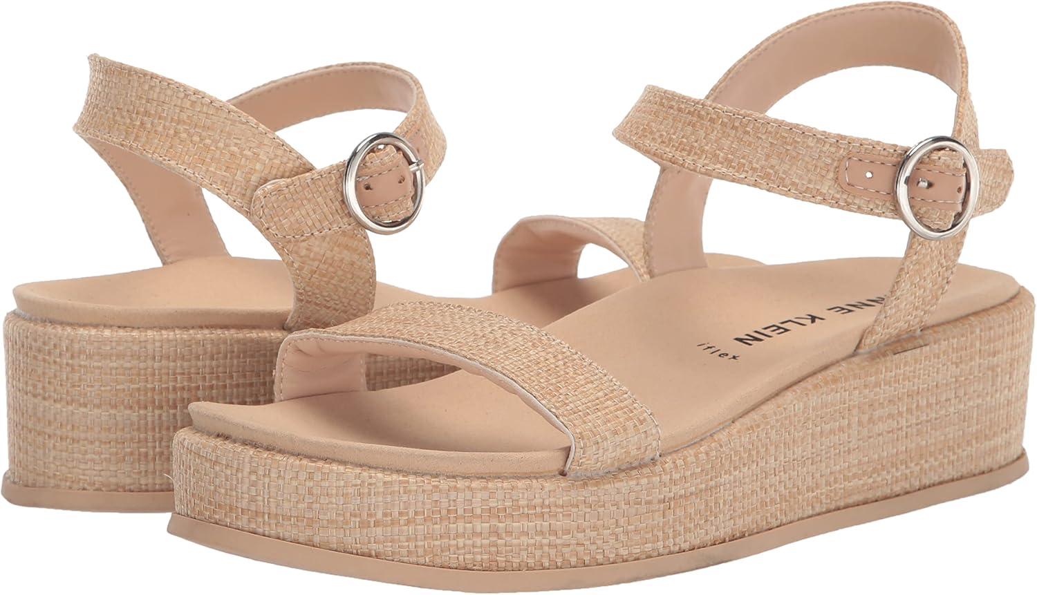 imageAnne Klein Womens Venture PlatformRaffia