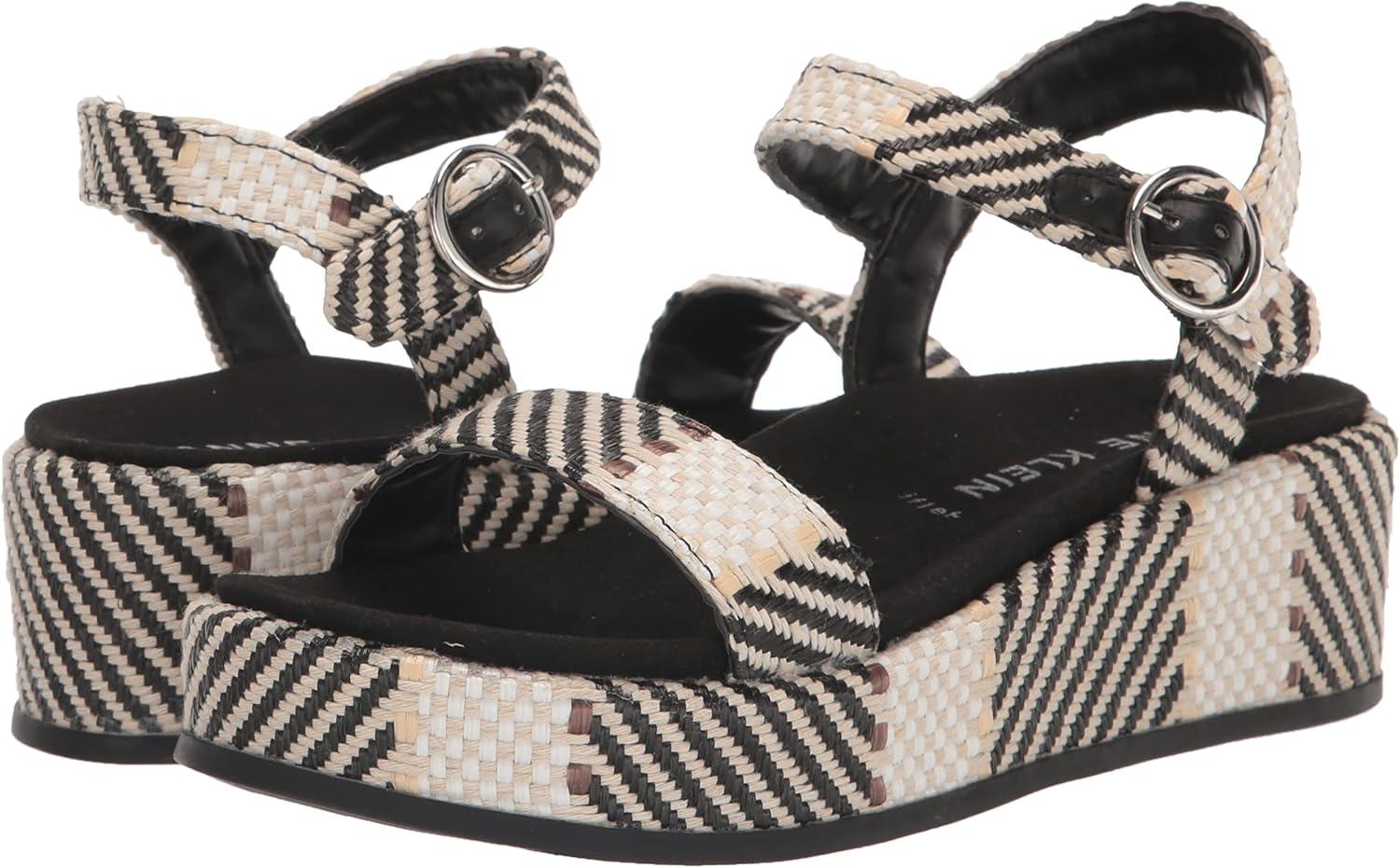 imageAnne Klein Womens Venture PlatformWhiteBlack