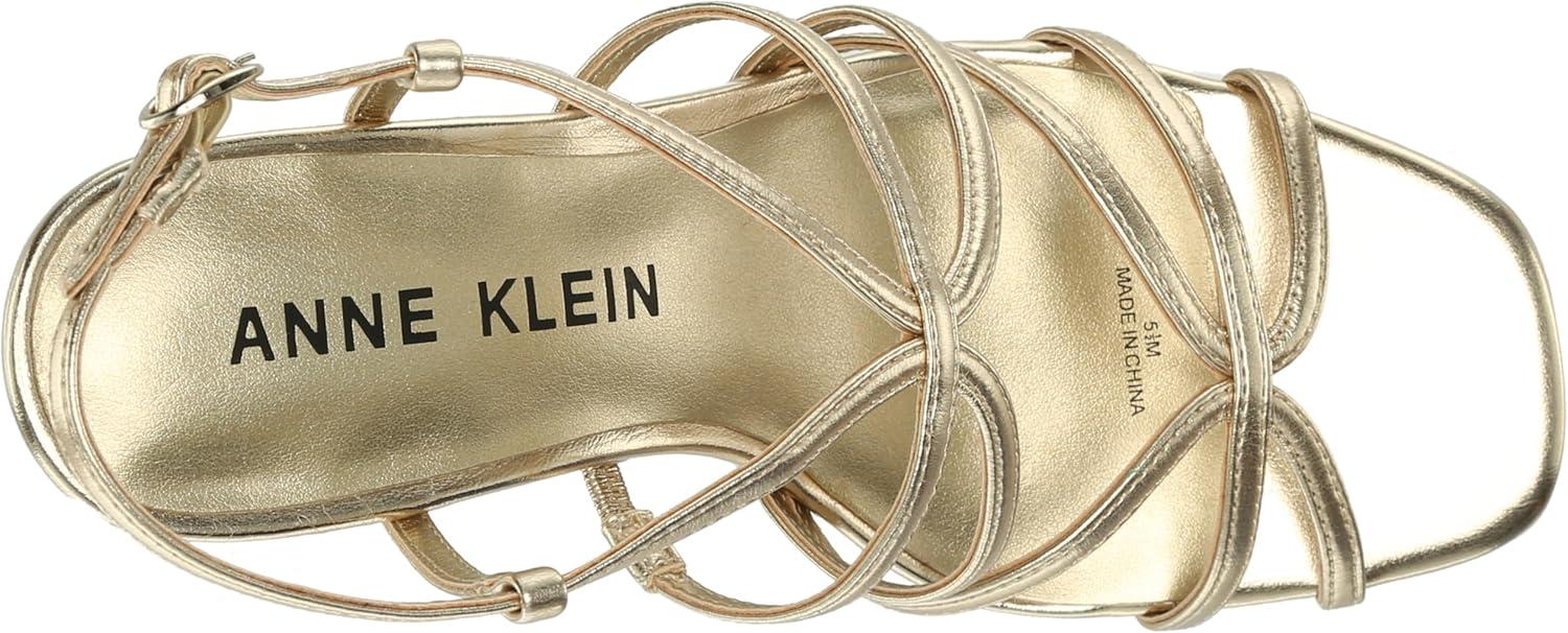 imageAnne Klein Womens Zenon Heeled SandalPlatinum