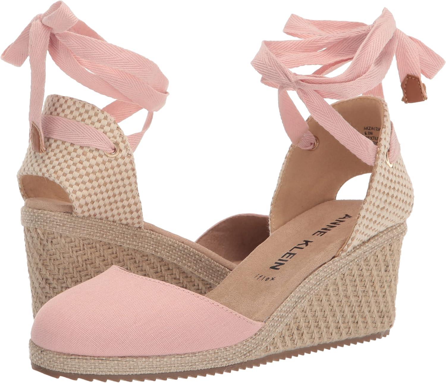 imageAnne Klein Womens Zia Wedge SandalLight Pink