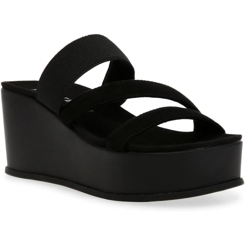 imageAnne Klein Womens Vai Wedge SandalBlack