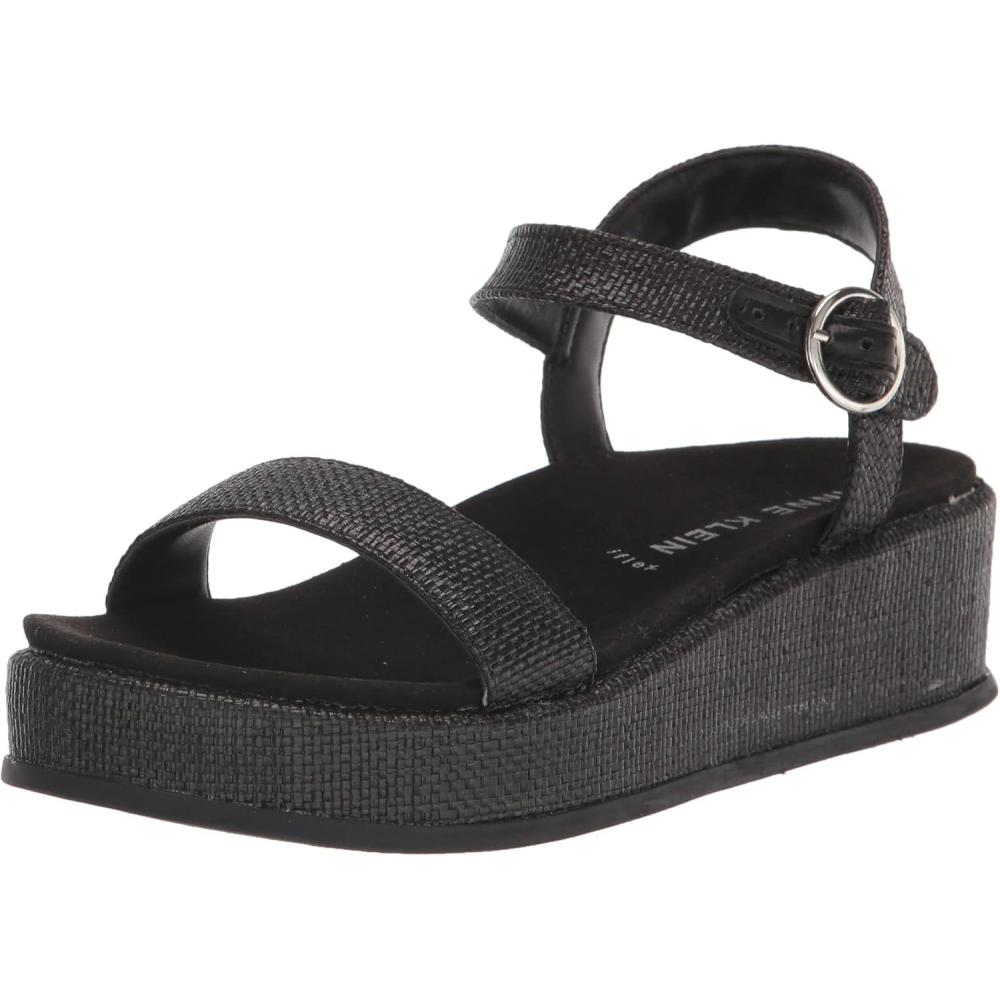 imageAnne Klein Womens Venture PlatformBlack