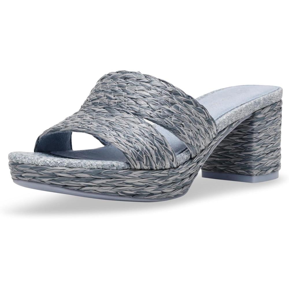 imageAnne Klein womens PalmerBlue Raffia