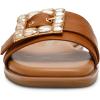 Anne Klein Women’s Capara Flat Sandal(Cognac)