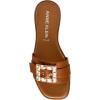 Anne Klein Women’s Capara Flat Sandal(Cognac)