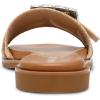 Anne Klein Women’s Capara Flat Sandal(Natural Raffia)