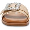 Anne Klein Women’s Capara Flat Sandal(Natural Raffia)