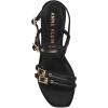 Anne Klein Women’s Mackenzie Block Heel Sandals(Black)