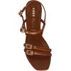 Anne Klein Women’s Mackenzie Block Heel Sandals(Brown)