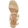 Anne Klein Women’s Mackenzie Block Heel Sandals(Natural Raffia)