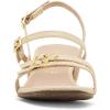 Anne Klein Women’s Mackenzie Block Heel Sandals(Natural Raffia)