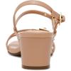 Anne Klein Women’s Mackenzie Block Heel Sandals(Tan)