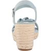 Anne Klein Women’s Marina Wedge Sandal(Lt Blue)
