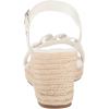 Anne Klein Women’s Marina Wedge Sandal(White)
