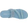 Anne Klein Women’s Vai Wedge Sandal(Blue Raffia)