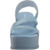 Anne Klein Women’s Vai Wedge Sandal(Blue Raffia)