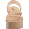 Anne Klein Women’s Vai Wedge Sandal(Natural Raffia)