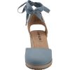 Anne Klein Women’s Zia Wedge Sandal(Blue)