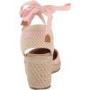 Anne Klein Women’s Zia Wedge Sandal(Light Pink)