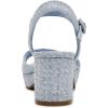 Anne Klein womens Piper(Blue Raffia)