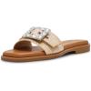 Anne Klein Women’s Capara Flat Sandal(Natural Raffia)
