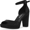 Anne Klein womens Vista-c(Black Crystal)