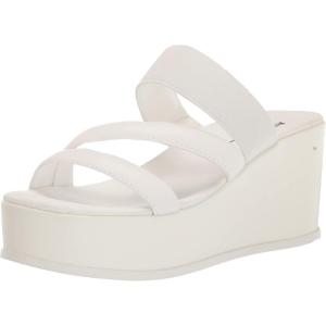 Anne Klein Women’s Vai Wedge Sandal(White)