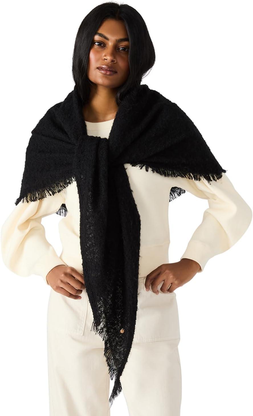 imageAnne Klein womens Boucle Triangle ScarfBlack