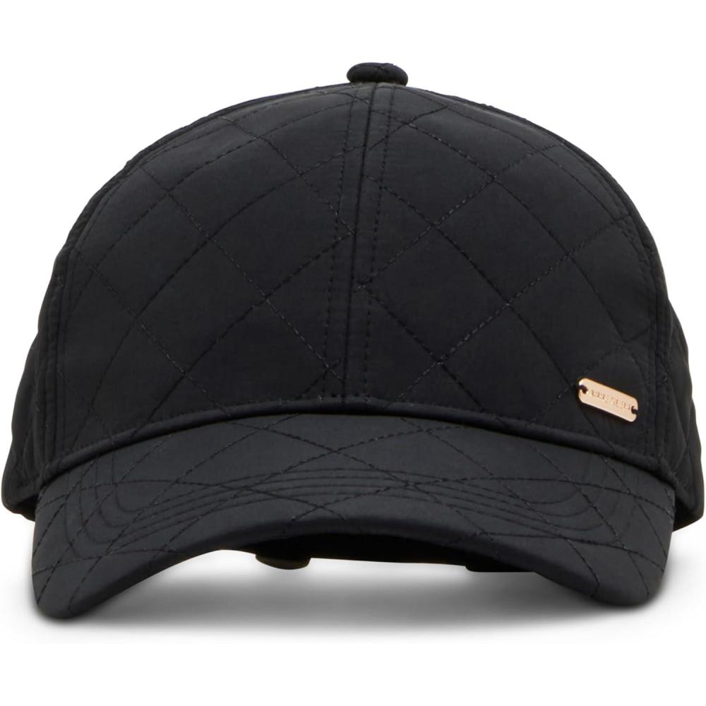 imageAnne Klein Womens Anne Klein Classic Quilted Baseball HatBlack