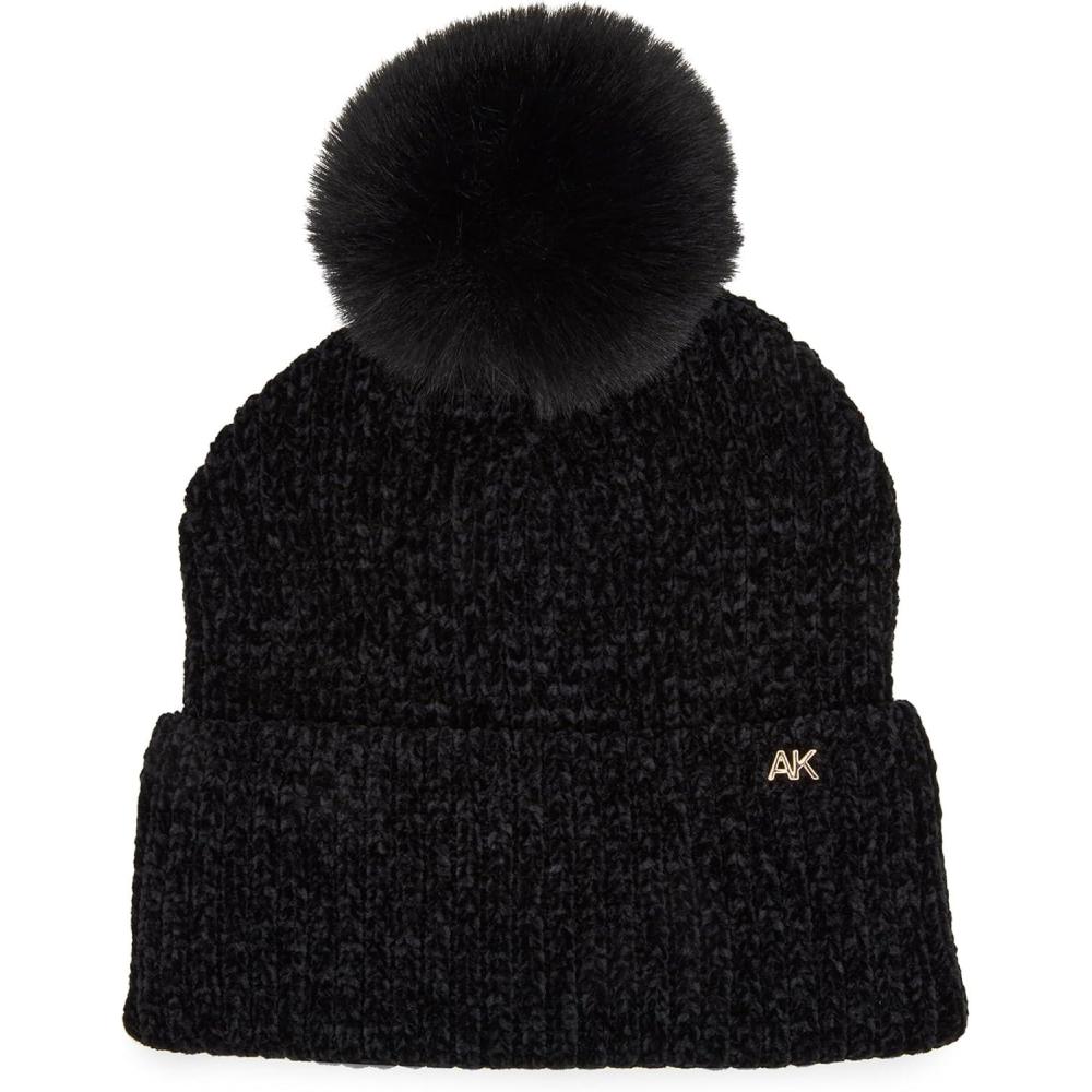 imageAnne Klein Womens Chenille BeanieBlack