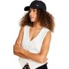 Anne Klein Womens Anne Klein Classic Quilted Baseball Hat(Black)