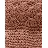 Anne Klein Women’s Classic Open Weave Cloch Hat(Dusty Mauve)