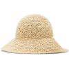 Anne Klein Women’s Classic Open Weave Cloch Hat(Light Tan)